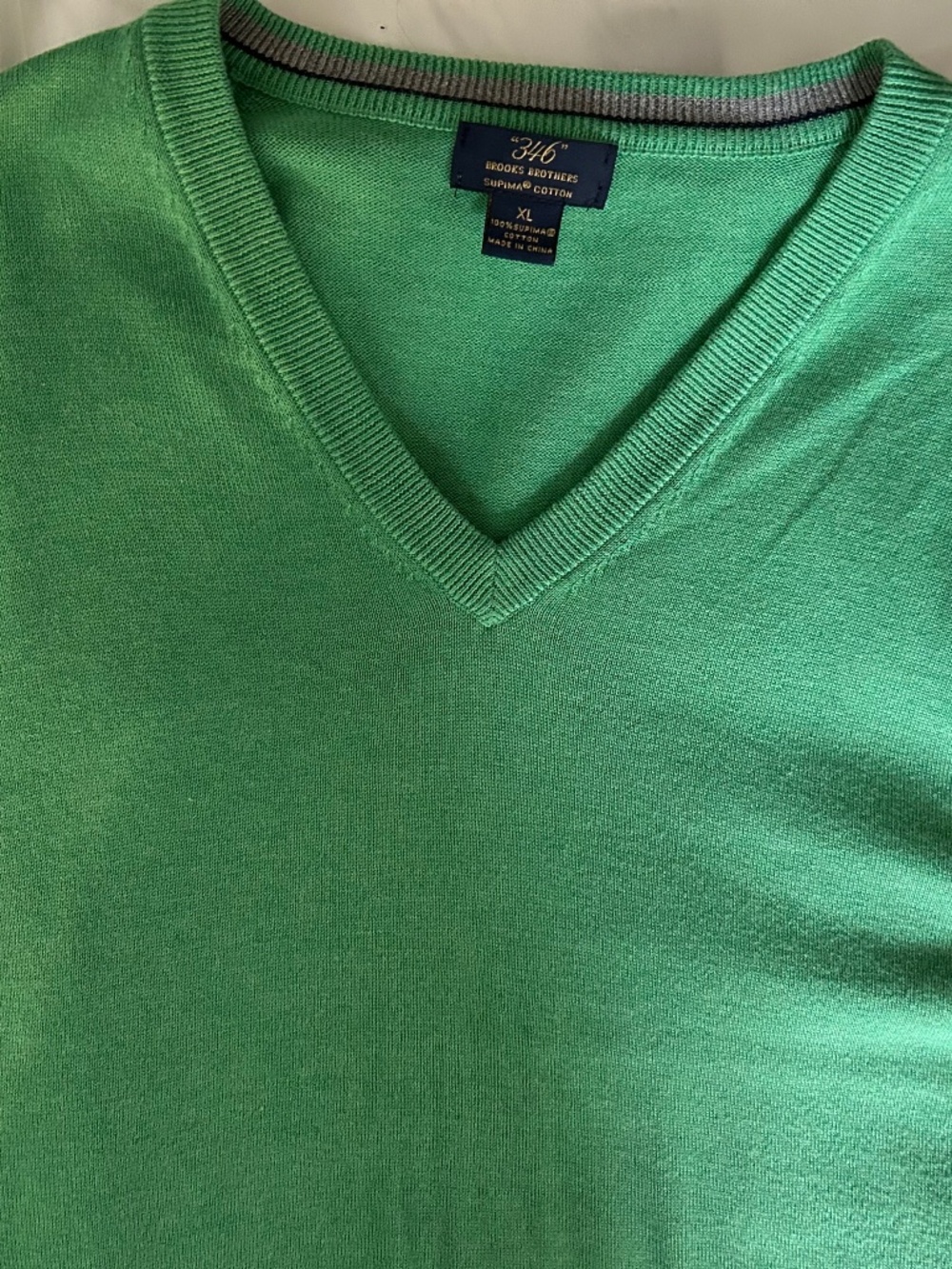 Green Brooks Brothers sweater vest